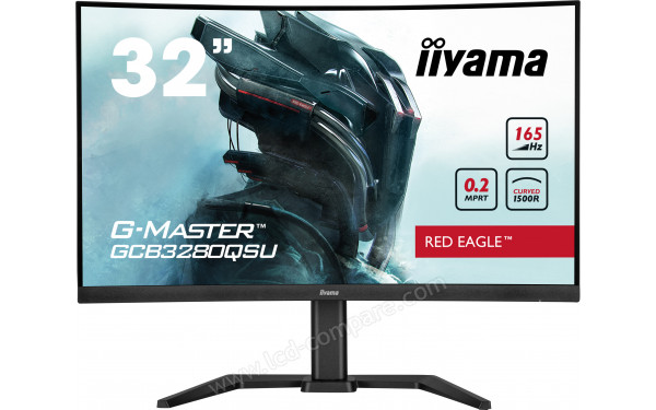 IIYAMA G-Master GCB3280QSU-B1 - Vue de face