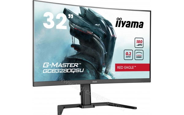 IIYAMA G-Master GCB3280QSU-B2 - Vue 3/4 gauche
