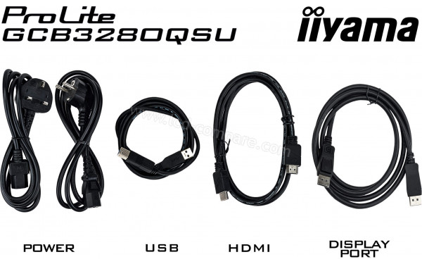 IIYAMA G-Master GCB3280QSU-B2 - Accessoires