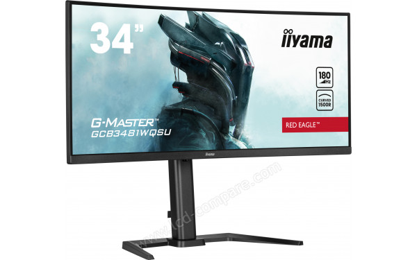 IIYAMA G-Master GCB3481WQSU-B1 - Vue 3/4 gauche