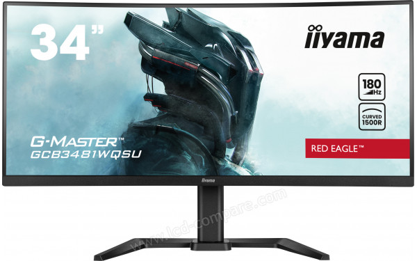 IIYAMA G-Master GCB3481WQSU-B1 - Vue de face