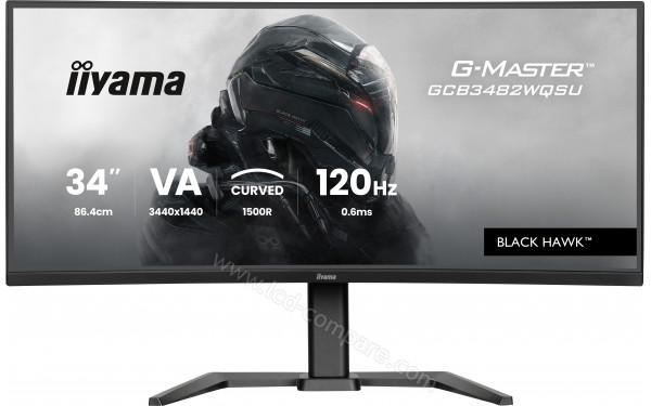 IIYAMA G-Master GCB3482WQSU-B1 - Vue de face