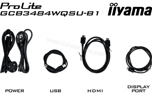 IIYAMA G-Master GCB3484WQSU-B1 - Accessoires