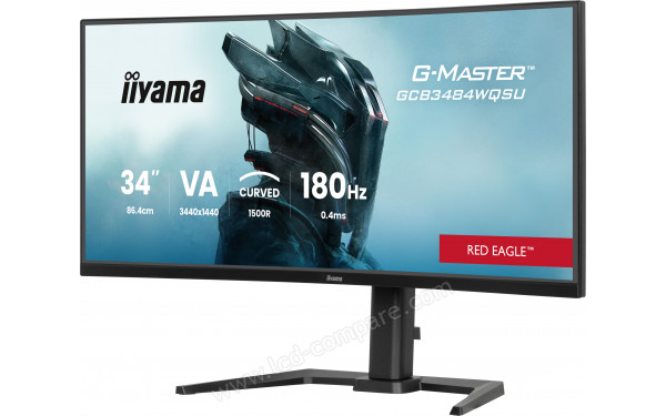 IIYAMA G-Master GCB3484WQSU-B1 - Vue 3/4 droite