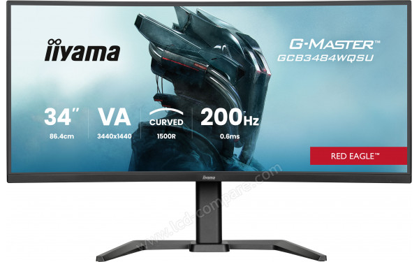 IIYAMA G-Master GCB3484WQSU-B2 - Vue de face