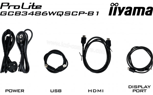 IIYAMA G-Master GCB3486WQSCP-B1 - Accessoires