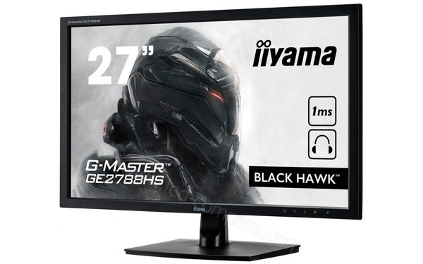 IIYAMA G-Master GE2788HS-B1 - Vue 3/4 droite