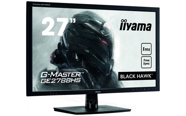 IIYAMA G-Master GE2788HS-B2 - Vue 3/4 gauche