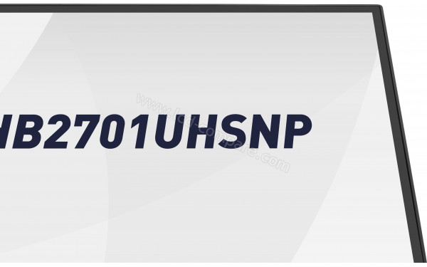 IIYAMA ProGraphic HB2701UHSNP-B1 - Zoom sur le coin sup&eacute;rieur droit