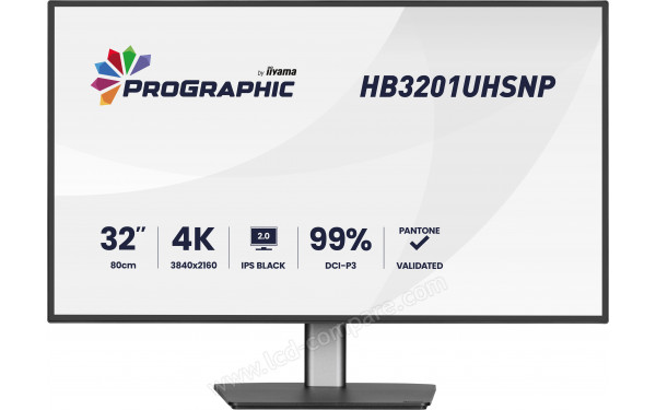 IIYAMA ProGraphic HB3201UHSNP-B1 - Vue de face