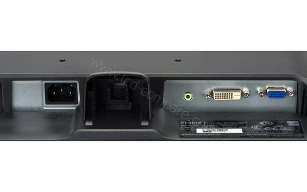 IIYAMA ProLite B1780SD-B1 - Connectique