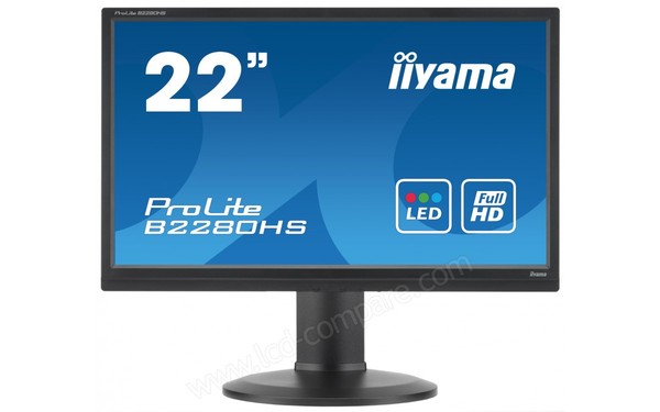 IIYAMA ProLite B2280HS-B1DP - Vue de face