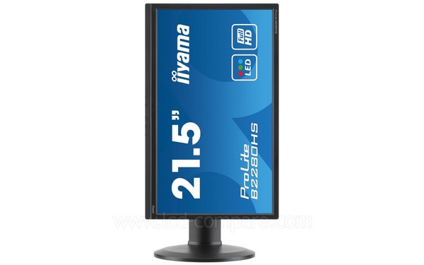 IIYAMA ProLite B2280HS-B1 - Vue de face en mode portrait