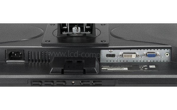 IIYAMA ProLite B2280HS-B1 - Vue arri&egrave;re de la connectique