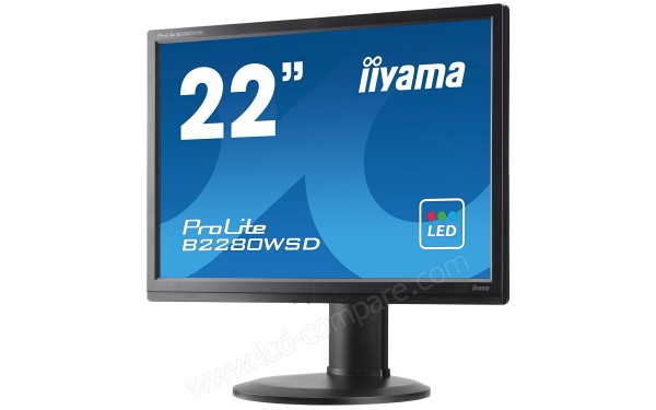 IIYAMA ProLite B2280WSD-B1 - Vue 3/4 droite