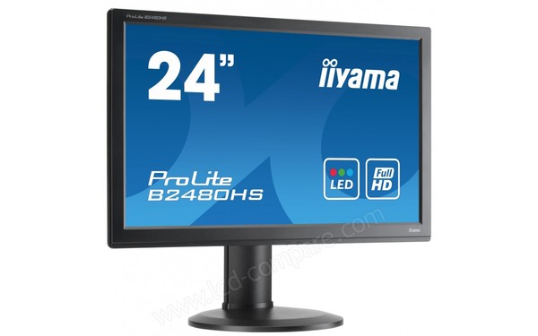 IIYAMA ProLite B2480HS-B2 - Vue 3/4 gauche