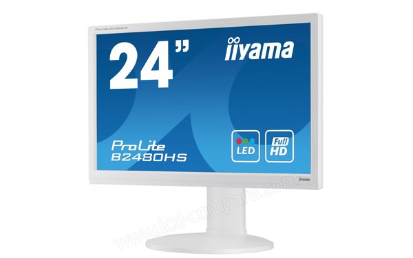 IIYAMA ProLite B2480HS-W2 - Vue 3/4 droite
