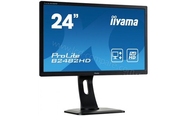 IIYAMA ProLite B2482HD-B1 - Vue 3/4 gauche