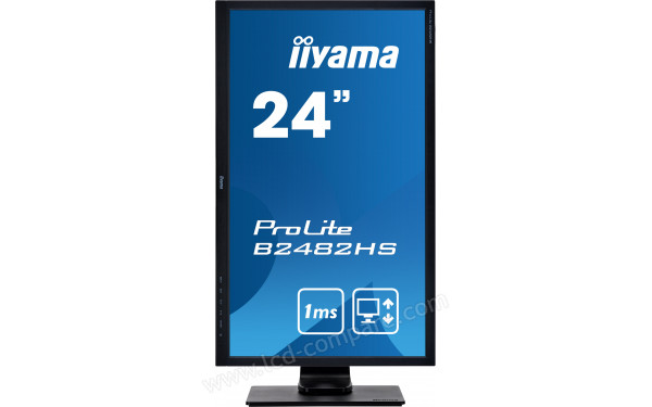 IIYAMA ProLite B2482HS-B5 - Vue de face en mode portrait