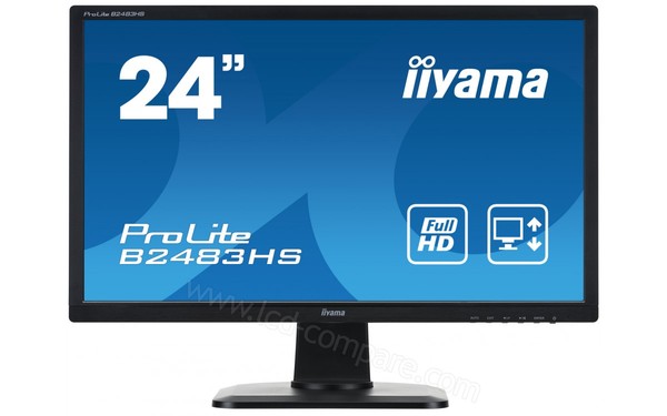 IIYAMA ProLite B2483HS-B1 - Vue de face