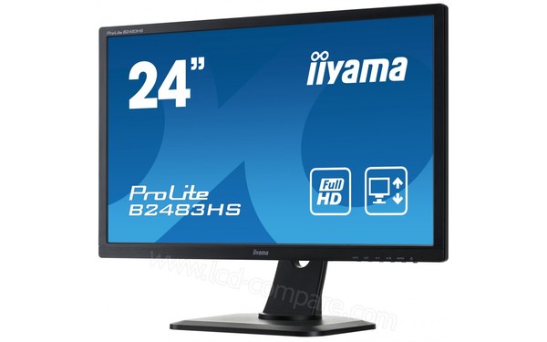 IIYAMA ProLite B2483HS-B1 - Vue 3/4 droite