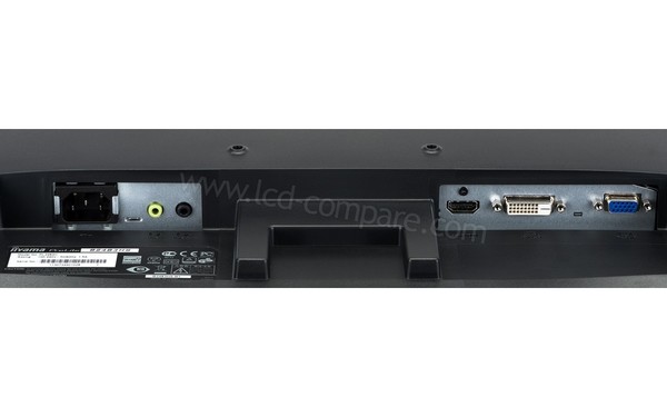 IIYAMA ProLite B2483HS-B1 - Connectique