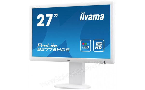 IIYAMA ProLite B2776HDS-W2 - Vue 3/4 droite