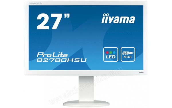 IIYAMA ProLite B2780HSU-W1 - Vue de face