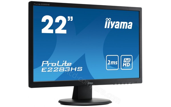 IIYAMA ProLite E2283HS-B1 - Vue 3/4 gauche