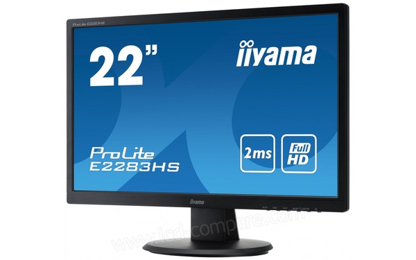 IIYAMA ProLite E2283HS-B1 - Vue 3/4 droite