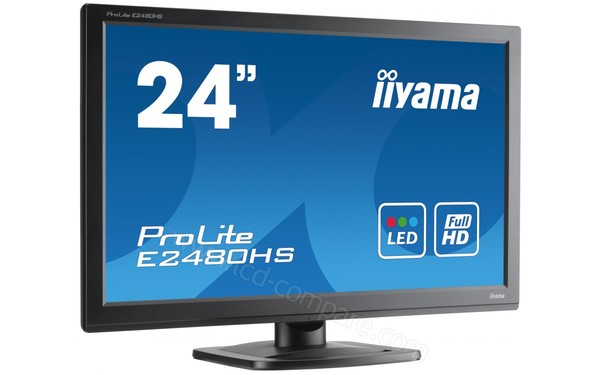IIYAMA ProLite E2480HS-B2 - Vue 3/4 gauche