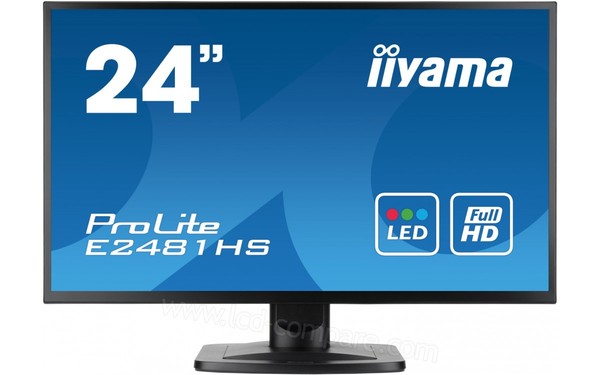 IIYAMA ProLite E2481HS-B1 - Vue de face