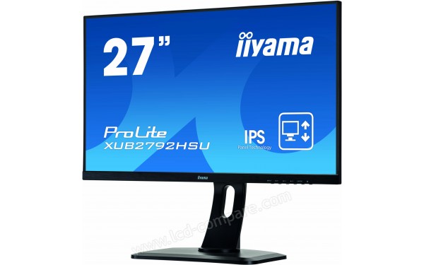 IIYAMA ProLite XUB2792HSU-B1 - Vue 3/4 droite