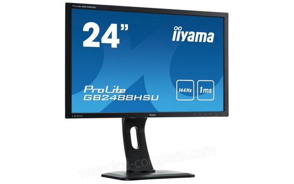 IIYAMA ProLite GB2488HSU-B1 - Vue 3/4 gauche