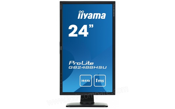 IIYAMA ProLite GB2488HSU-B1 - Vue mode pivot portrait