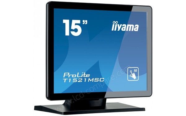 IIYAMA ProLite T1521MSC-B1 - Vue 3/4 gauche