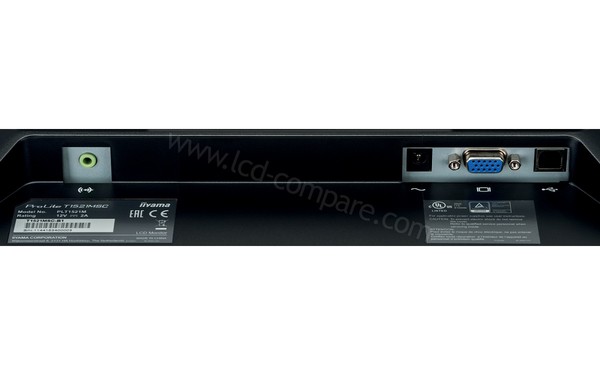 IIYAMA ProLite T1521MSC-B1 - Connectique