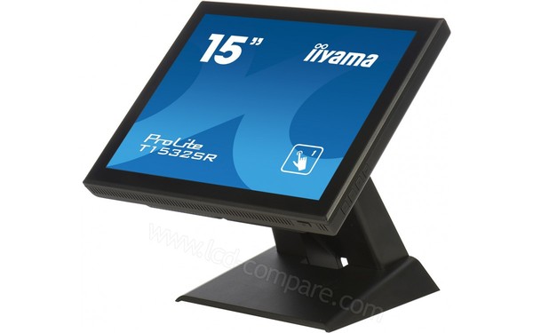 IIYAMA ProLite T1532SR-B5 - Vue 3/4 droite en mode inclinaison