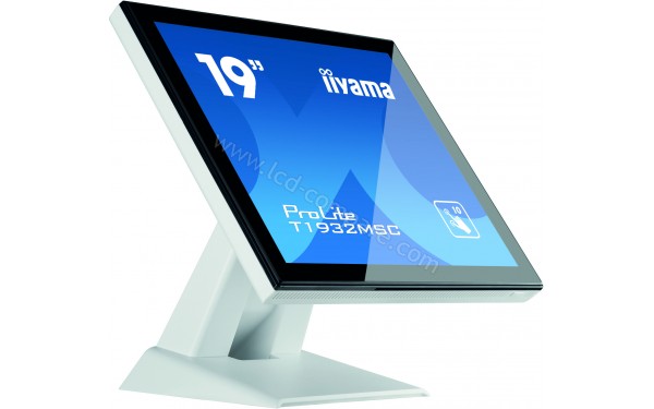IIYAMA ProLite T1932MSC-W5AG - Vue de profil bascul&eacute; vers l'arri&egrave;re