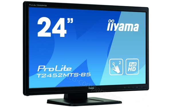 IIYAMA ProLite T2452MTS-B5 - Vue 3/4 gauche