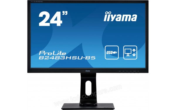 IIYAMA ProLite B2483HSU-B5 - Vue de face