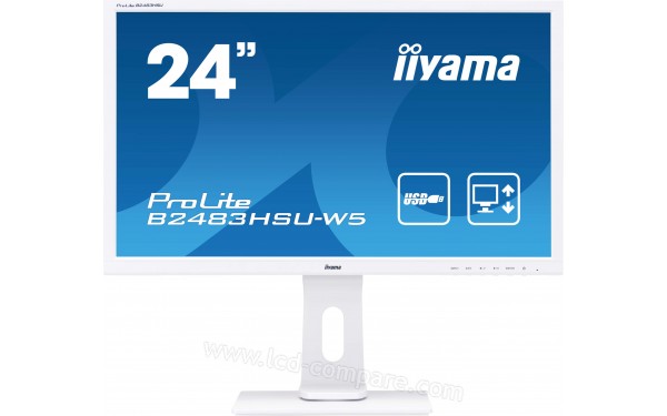 IIYAMA ProLite B2483HSU-W5 - Vue de face