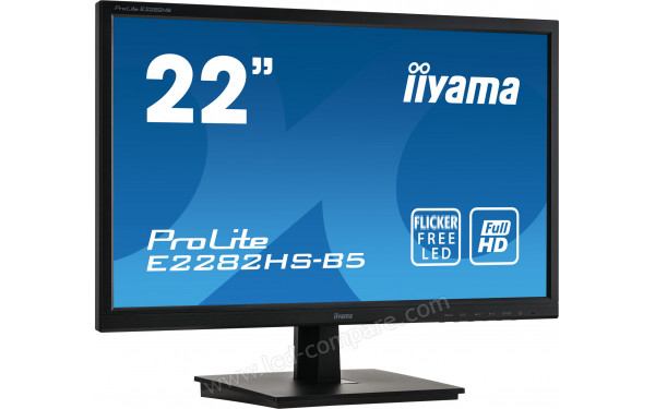 IIYAMA ProLite E2282HS-B5 - Vue 3/4 gauche