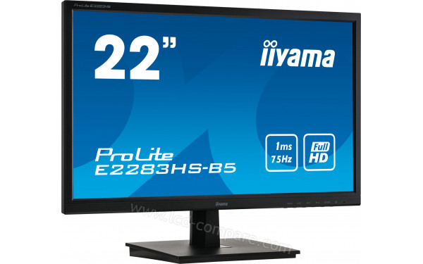 IIYAMA ProLite E2283HS-B5 - Vue 3/4 gauche