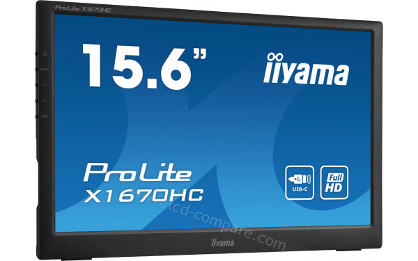 IIYAMA ProLite X1670HC-B1 - Vue 3/4 gauche