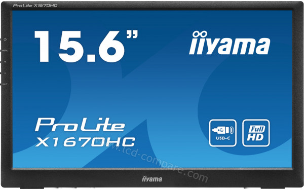IIYAMA ProLite X1670HC-B1 - Vue de face