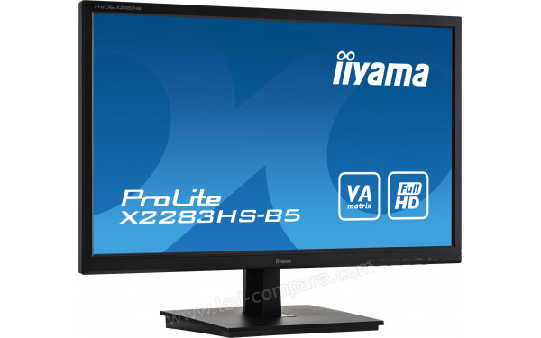 IIYAMA ProLite X2283HS-B5 - Vue 3/4 gauche