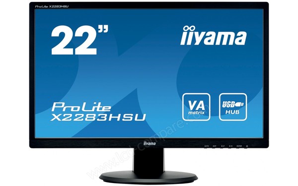 IIYAMA ProLite X2283HSU-B1DP - Vue de face