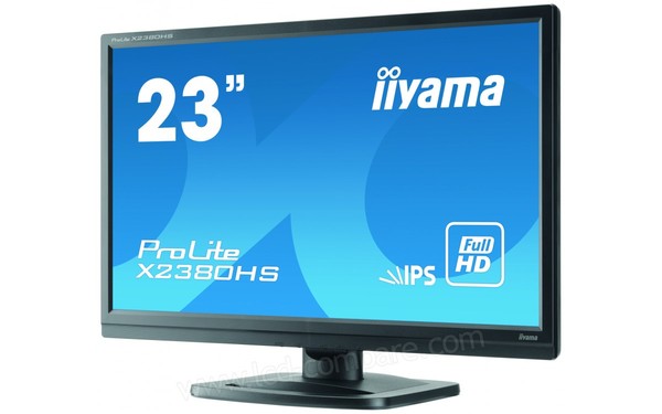 IIYAMA ProLite X2380HS-B1 - Vue 3/4 droite