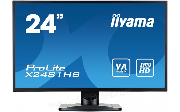 IIYAMA ProLite X2481HS-B1 - Vue de face